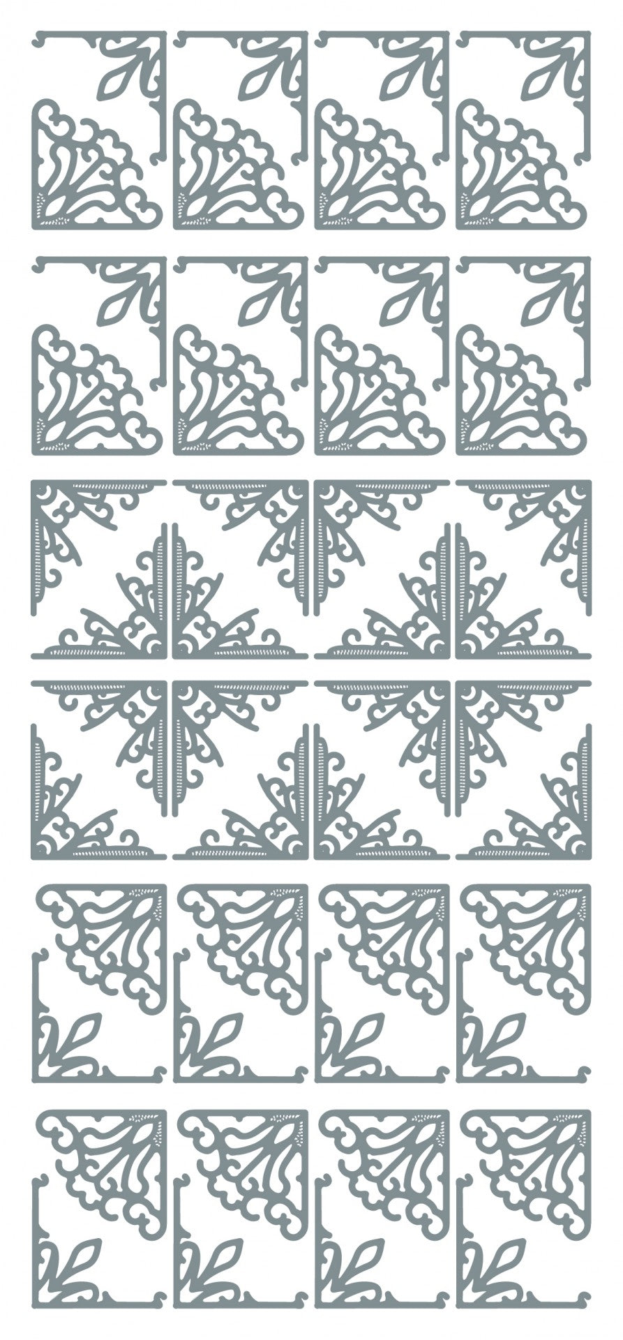 GlitterFilm and Vintage Hue 12 Card Kit Apple Blossom Bird Squares