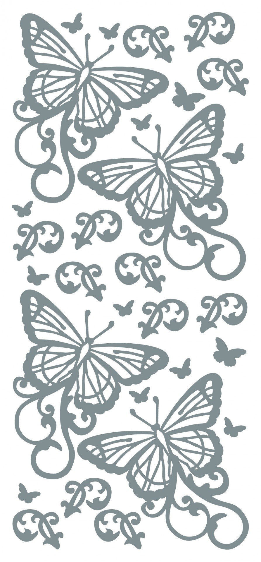 Butterflies Outline Sticker  4470