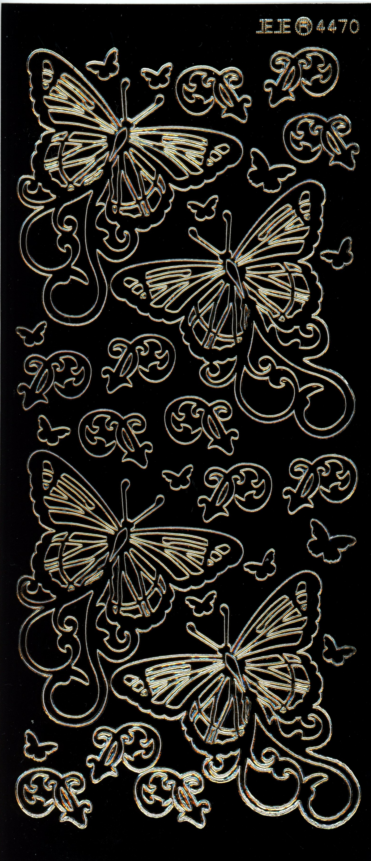 Butterflies Outline Sticker  4470