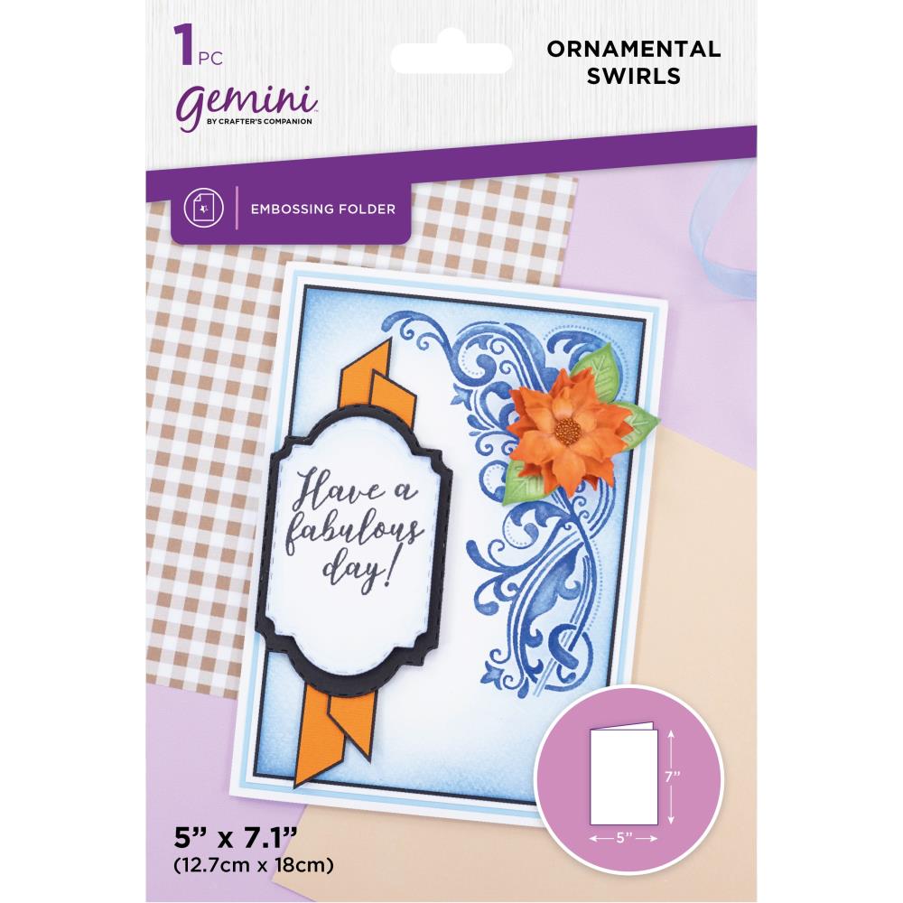 Embossing Folder, Ornamental Swirls 689743