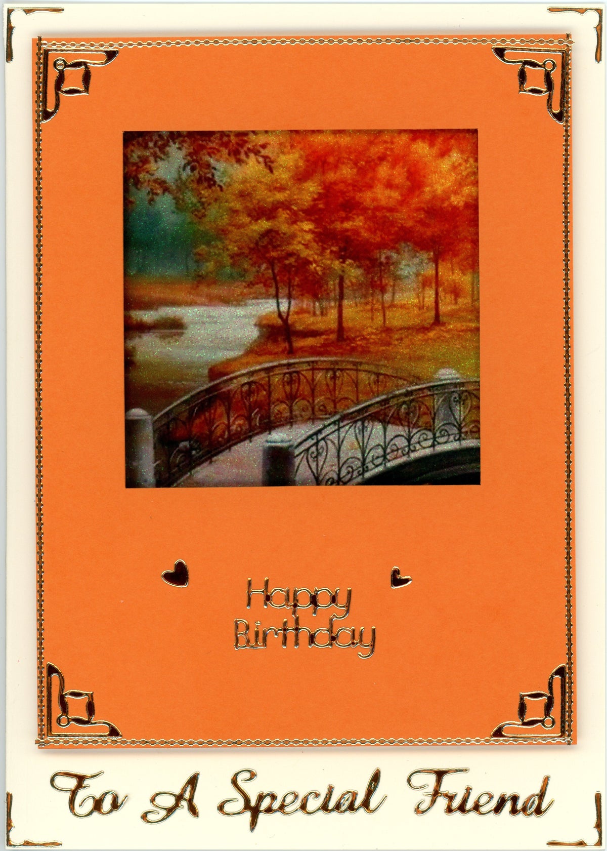 GlitterFilm and Vintage Hue 4 Card Kit Autumn 4