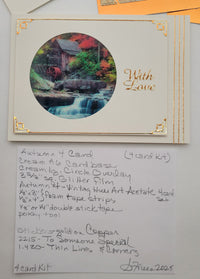 GlitterFilm and Vintage Hue 4 Card Kit Autumn 4