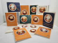 GlitterFilm and Vintage Hue 12 Card Kit Autumn Leaves Rounds