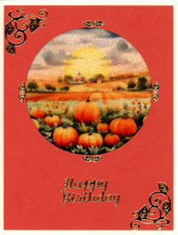 GlitterFilm and Vintage Hues 12 Card Kit Autumn Rounds