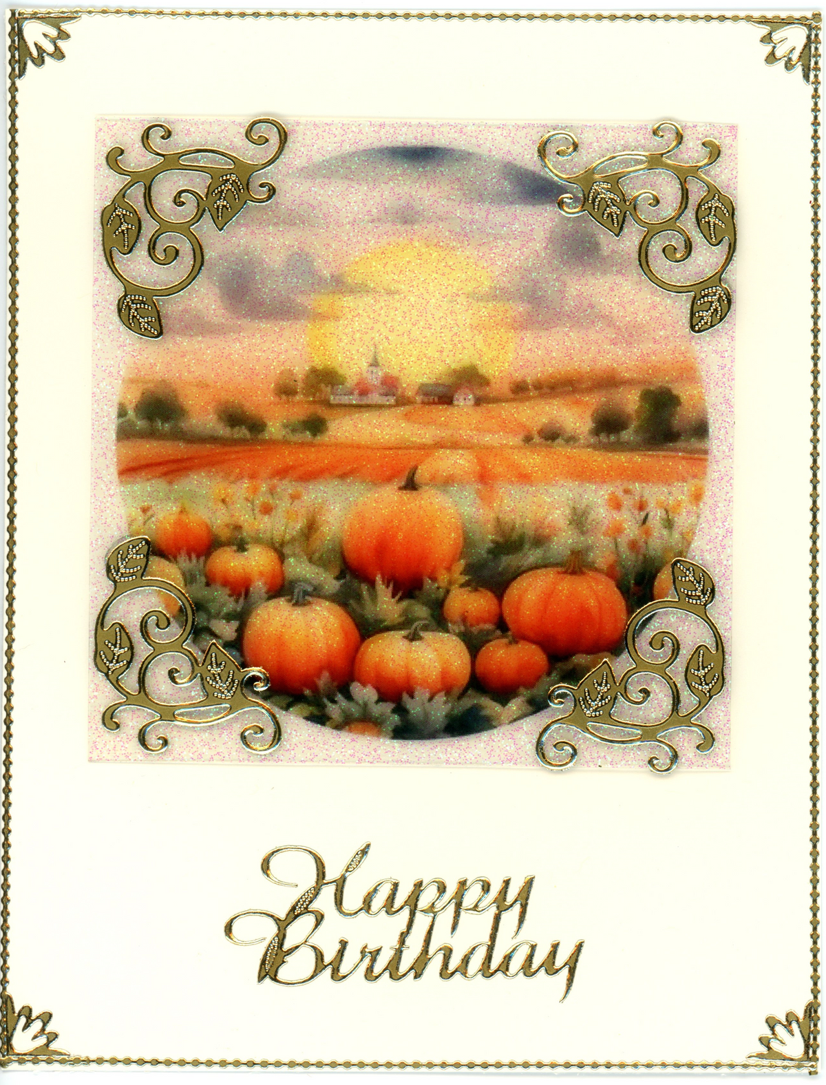 GlitterFilm and Vintage Hues 12 Card Kit Autumn Rounds