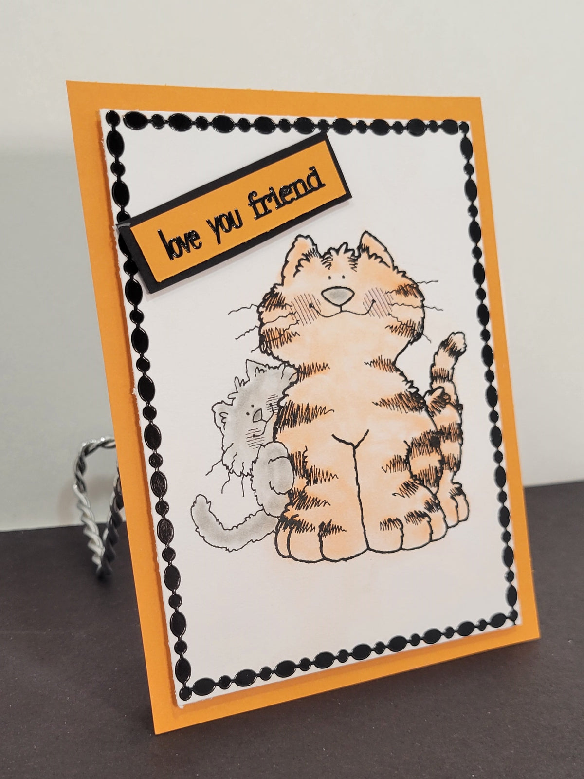 Big n Little Cat Stamp  ES 8805O