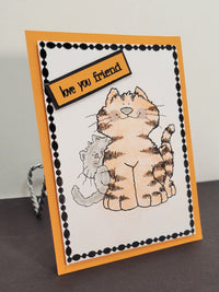 Big n Little Cat Stamp  ES 8805O