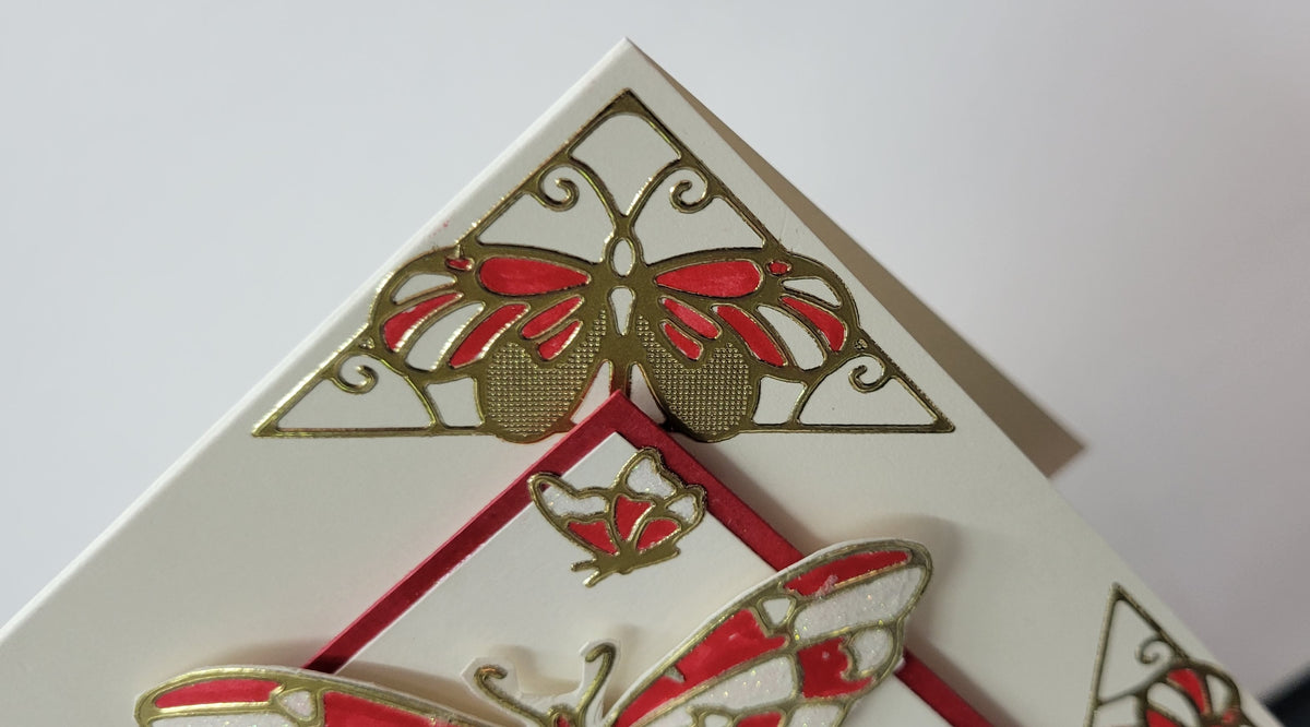 Butterfly Corners Outline Sticker 1.478