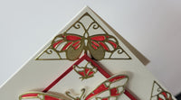 Butterfly Corners Outline Sticker 1.478