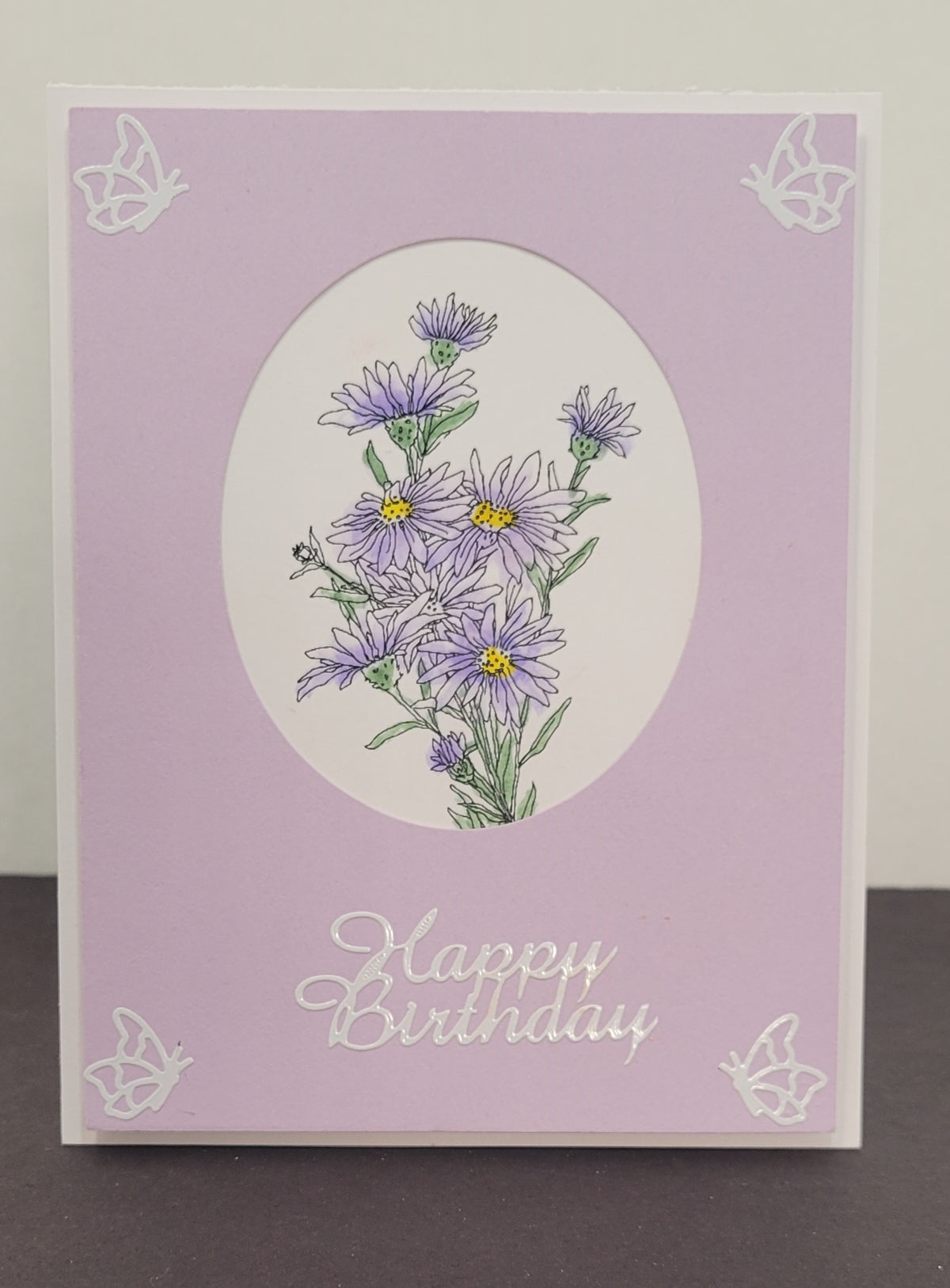 Daisy Bouquet Art Rubber Stamp  9201L