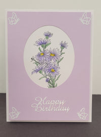 Daisy Bouquet Art Rubber Stamp  9201L