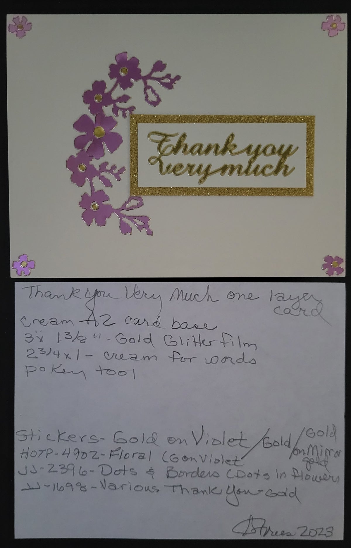 Floral Together Outline Sticker  4902