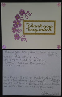 Floral Together Outline Sticker  4902
