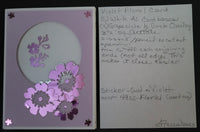 Floral Together Outline Sticker  4902
