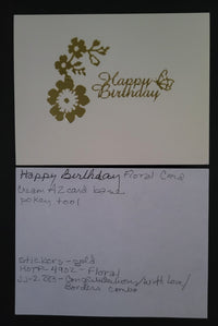 Floral Together Outline Sticker  4902