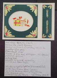 Christmas Bears Outline Sticker  DD7021