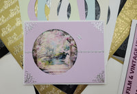GlitterFilm and Vintage Hue 12 Card Kit Magnolia Dreams Rounds 2