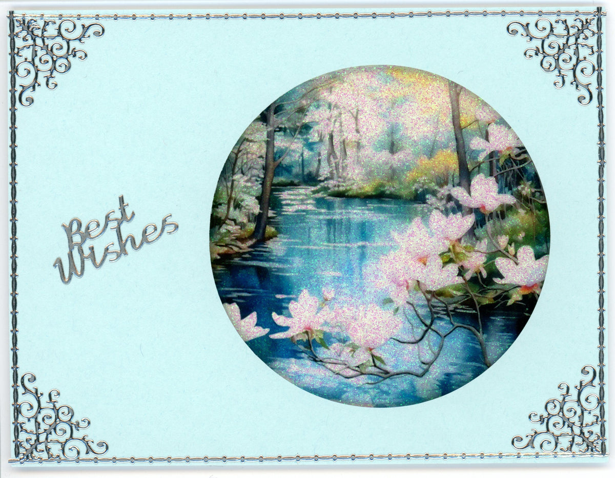 GlitterFilm and Vintage Hue 12 Card Kit Magnolia Dreams Rounds 2