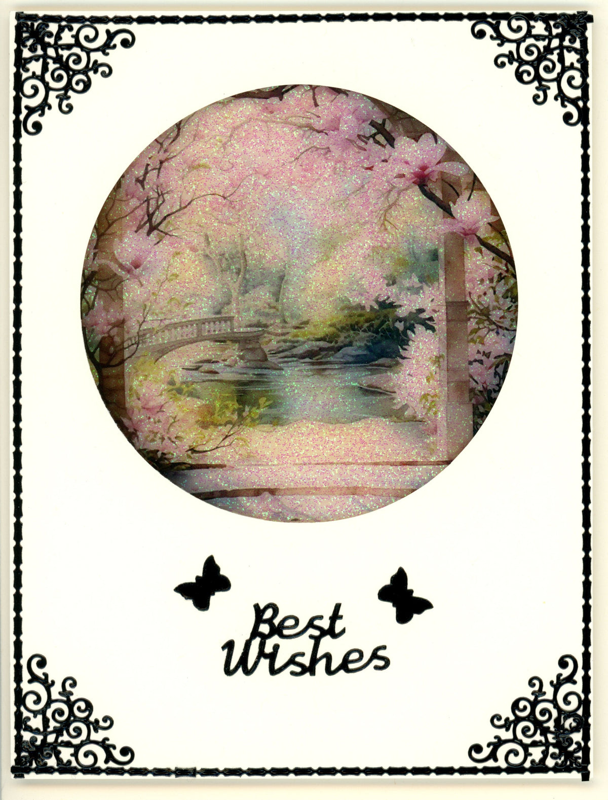 GlitterFilm and Vintage Hue 12 Card Kit Magnolia Dreams Rounds 2