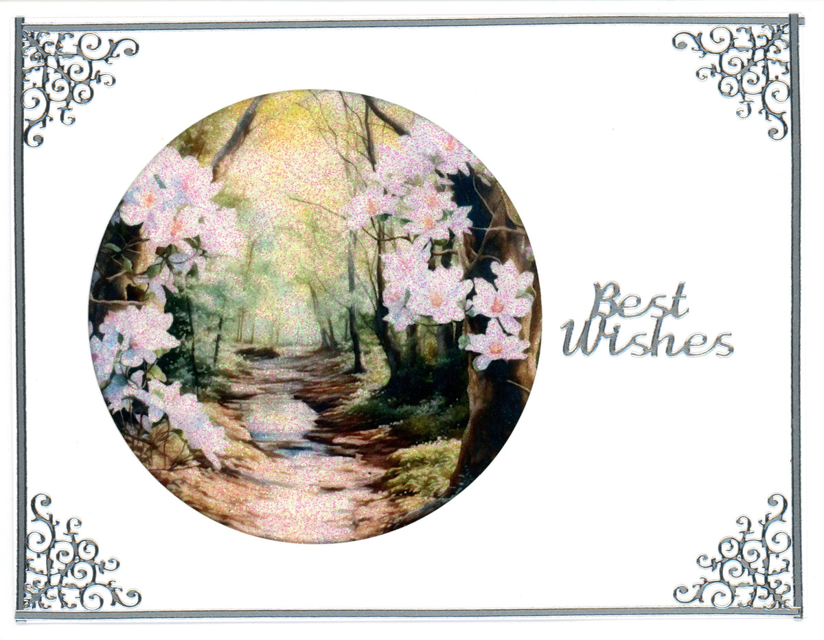 GlitterFilm and Vintage Hue 12 Card Kit Magnolia Dreams Rounds 2