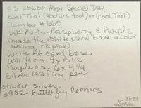 Most Special Day Art Rubber Stamp  ES-20601K