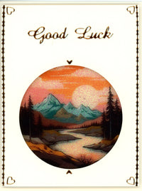 GlitterFilm and Vintage Hue 12 Card Kit Mountain Streams Rounds 1