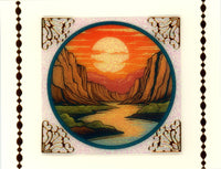 GlitterFilm and Vintage Hue 12 Card Kit Mountain Streams Rounds 1