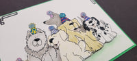 Party Poopers Art Rubber Stamp  ES 14303R
