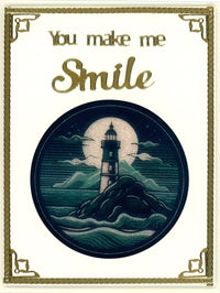 GlitterFilm & Vintage Hues 12 Card Kit Seascape Rounds