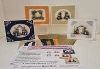 GlitterFilm and Vintage Hue 12 Card Kit Vintage Garden Gates