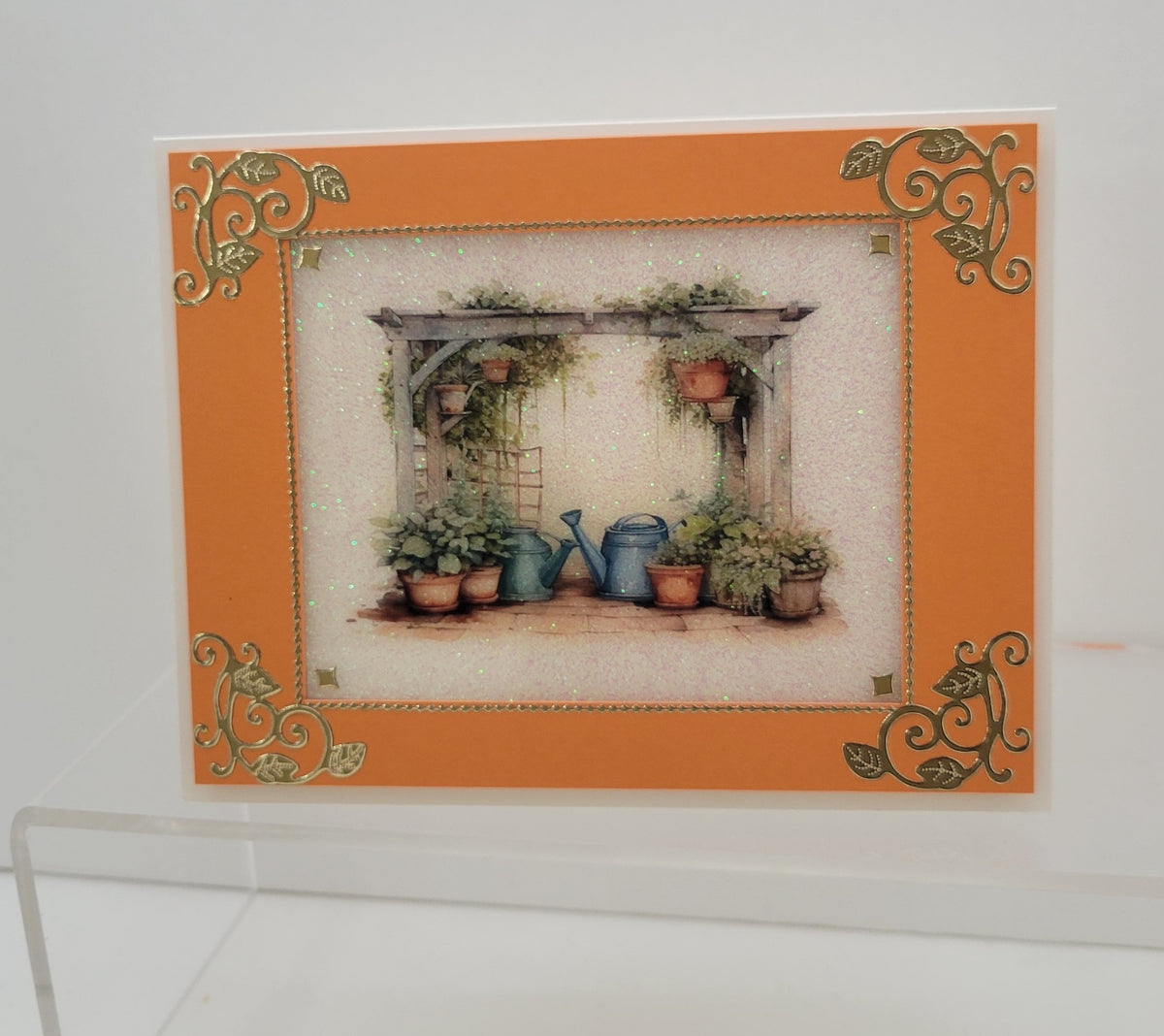 GlitterFilm and Vintage Hue 12 Card Kit Vintage Garden Gates