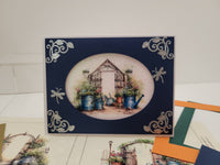 GlitterFilm and Vintage Hue 12 Card Kit Vintage Garden Gates