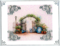 GlitterFilm and Vintage Hue 12 Card Kit Vintage Garden Gates