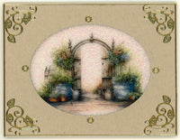 GlitterFilm and Vintage Hue 12 Card Kit Vintage Garden Gates