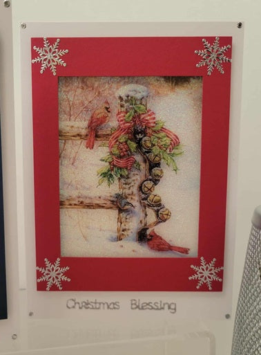 GlitterFilm and Vintage Hue 4 Card Kit Vintage Holidays