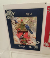 GlitterFilm and Vintage Hue 4 Card Kit Vintage Holidays