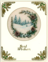 GlitterFilm and Vintage Hue 12 Card Kit Winter Branch Scenes
