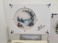 GlitterFilm and Vintage Hue 12 Card Kit Winter Branch Scenes