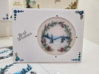 GlitterFilm and Vintage Hue 12 Card Kit Winter Branch Scenes