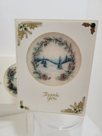 GlitterFilm and Vintage Hue 12 Card Kit Winter Branch Scenes