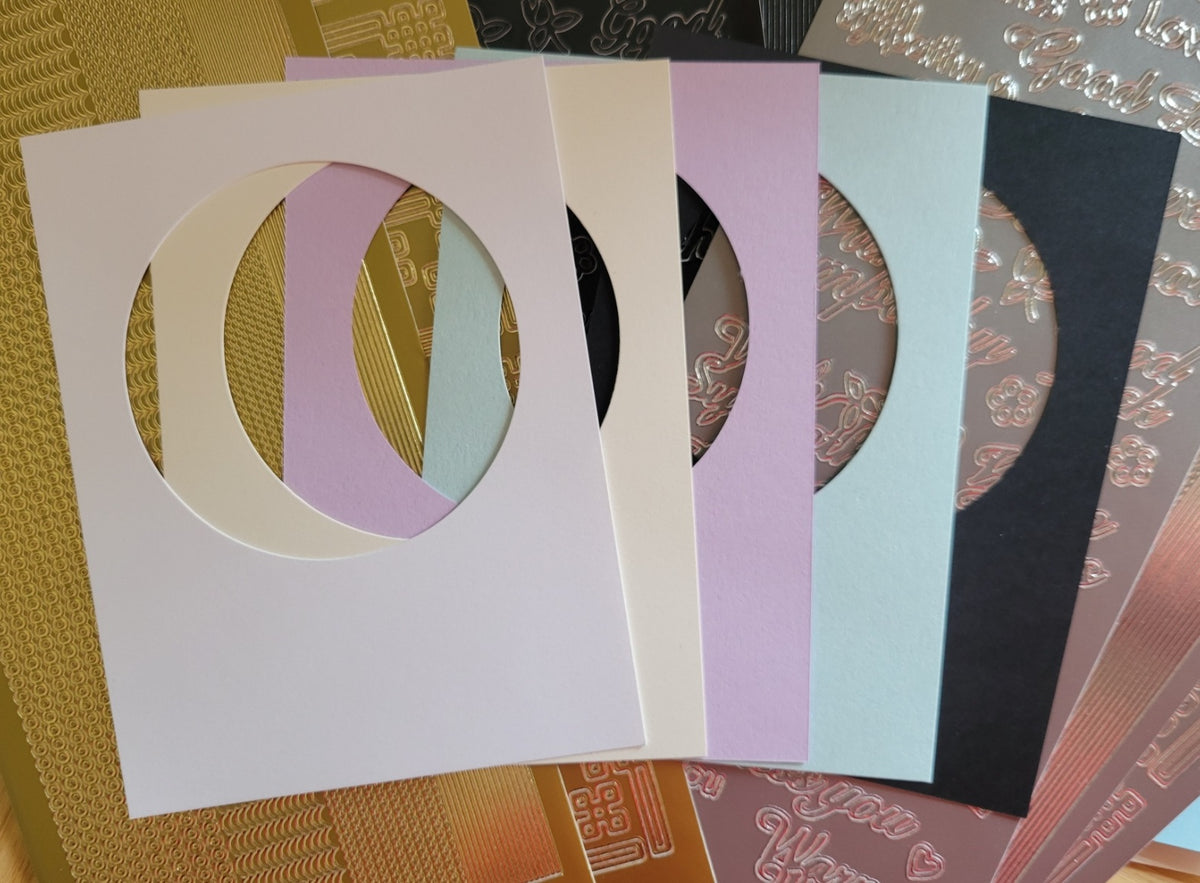 GlitterFilm and Vintage Hue 12 Card Kit Magnolia Dreams Rounds 1