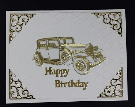 Sticker, Double Embossed Oldtimer Cars 355903