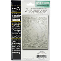 Embossing Folder, 3D Snowy Forest 637076