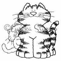 Big n Little Cat Stamp  ES 8805O