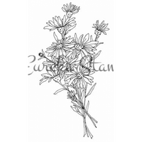 Daisy Bouquet Art Rubber Stamp  9201L
