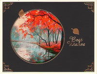 GlitterFilm & Vintage Hues 12 Card Kit Autumn 4