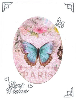 GlitterFilm & Vintage Hues 12 Card Kit Paris 2