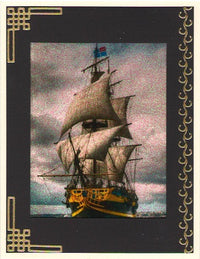 GlitterFilm & Vintage Hues 12 Card Kit Tall Ships