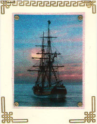 GlitterFilm & Vintage Hues 12 Card Kit Tall Ships
