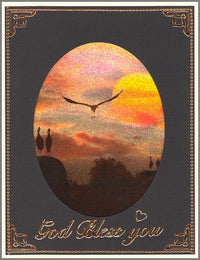 GlitterFilm & Vintage Hues 12 Card Kit Majestic Birds